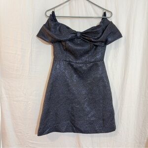 Monique Lhuillier Black Mini Dress